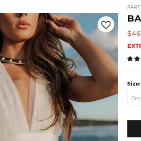 UNTAMED PETALS Ivory Baronness Mini Dress - Picture 2 of 3